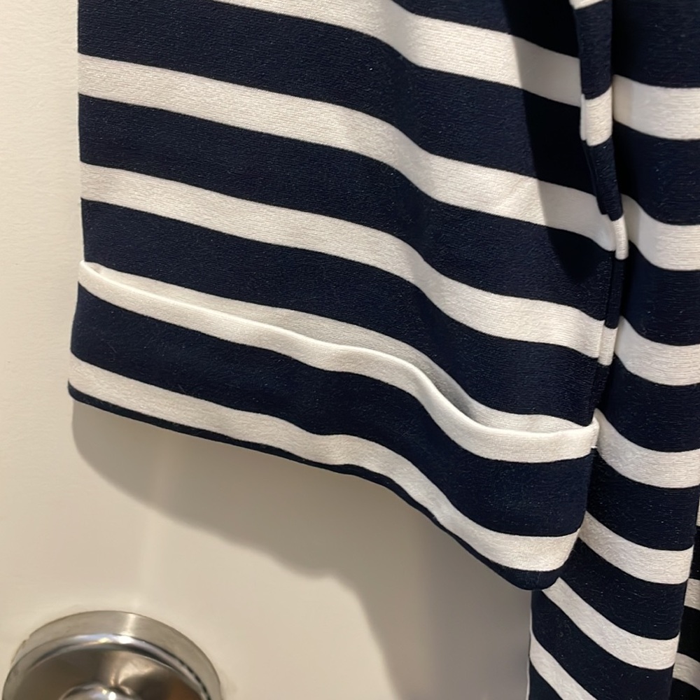 NWT Loft Striped Stretch Ponte Dress xxl - Picture 4 of 6